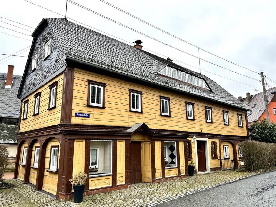 Rustikales Studio-Apartment Blockstube Im Haus Selma Grosschönau Exterior foto