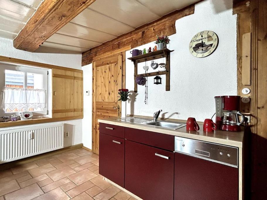 Rustikales Studio-Apartment Blockstube Im Haus Selma Grosschönau Exterior foto